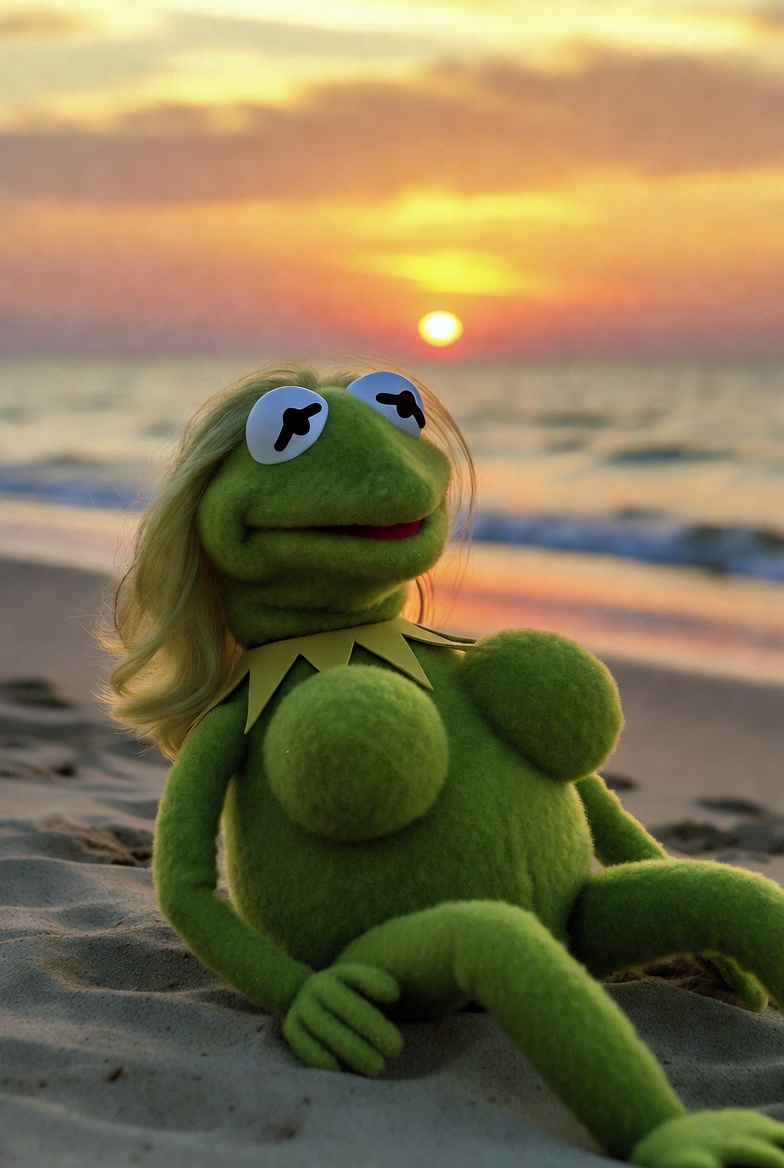 kermit_sam_na_plazy_o_zachodzie_slonca_melancholia_zaby_bez_miss_piggy.jpg